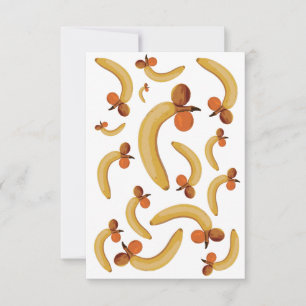 Carte Naughty Fruity Banana folie