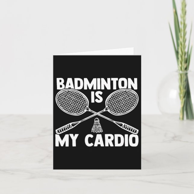 Carte Navette Badminton Player 0 (Devant)