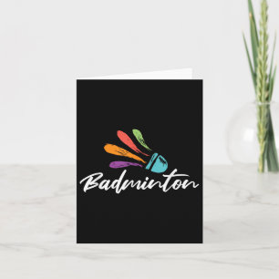 Carte Navette Joueur Badminton Racket Sports Coach Équip