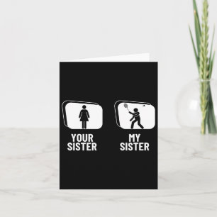 Carte Navette Ta Soeur Ma Soeur Frère Drôle Drôle
