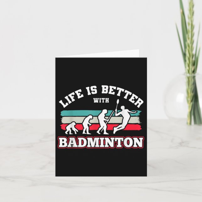 Carte Navettes Badminton  (Devant)