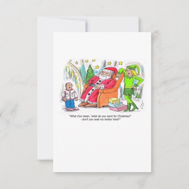 Carte N'avez-vous pas vu mon fil Twitter ? (Devant)