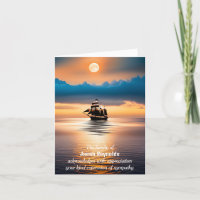 Navire en mer pour la sympathie du Merci