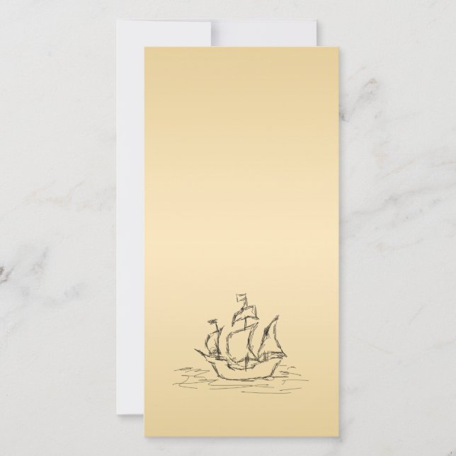 Carte Navire pirate. (Devant)