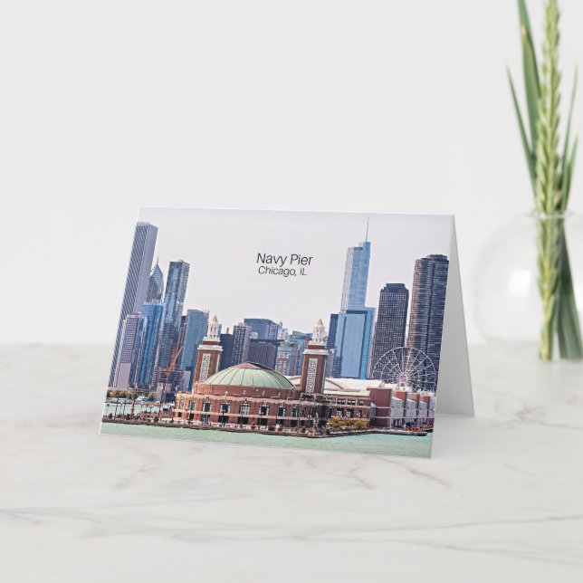 Carte Navy Pier, Chicago, IL (Devant)