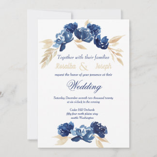 Carte Navy Wedding by the Pigeon Letters, quinceanera