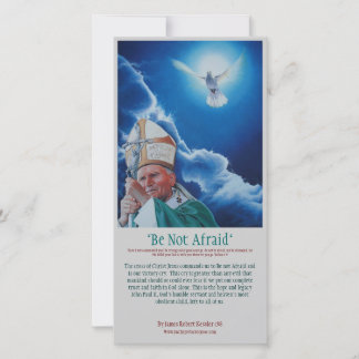 Carte N'ayez pas peur