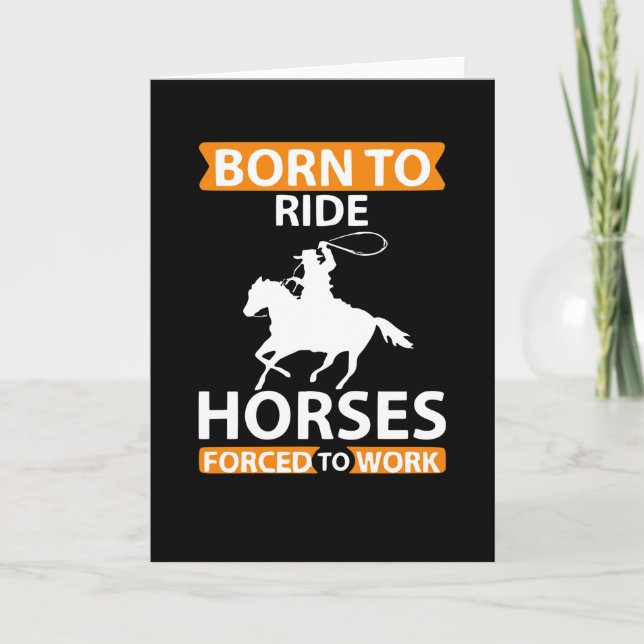 Carte Né à Ride Hors (Devant)