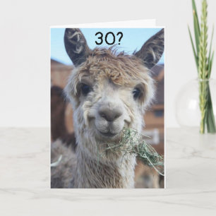Carte NE CROYEZ PAS QUE VOUS CÉLÉBREZ *30ème* ANNIVERSAI