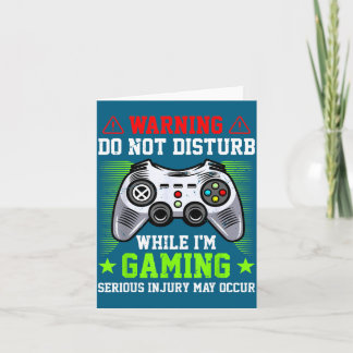 Carte Ne dérangez pas les jeux vidéo de jeu de T-shirt