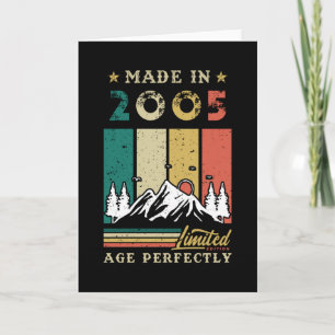 Carte Né En 2005 Anniversaire