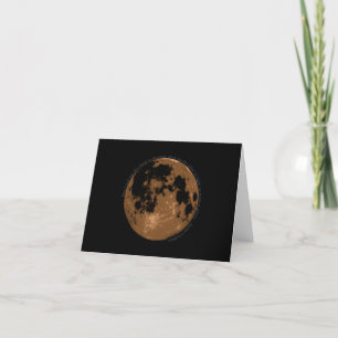 Carte Ne me dites pas que la lune brille la citation de