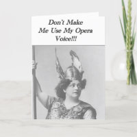 Ne me force pas à utiliser ma voix d'Opéra