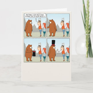 Carte Ne peut pas s'éclater un Ours drôle anniversaire