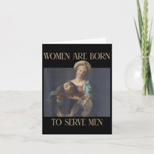 Carte Né Pour Servir Hommes Drôle Boss Girl Motivational