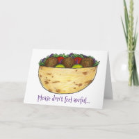 Ne vous sentez pas malheureux Falafel Funny obteni