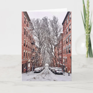 Carte Neige de Boston Beacon Hill