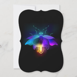 Carte Neon Firefly sur noir