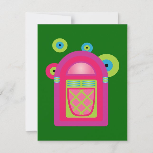 Carte Neon Jukebox (Devant)