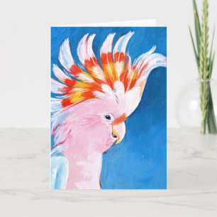 Carte Neon Mohawk - Cockatoo rose