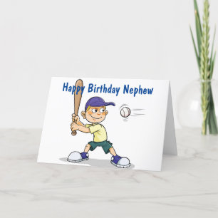 CARTE **NEPHEW** BATTER UP/HAPPY BANTHDAN CARD