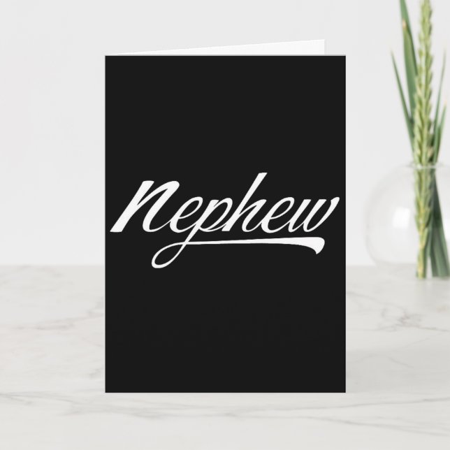 CARTE ***NEPHEW*** JEUX ANNIVERSAIRE À "VOUS"! ! ! ! (Devant)