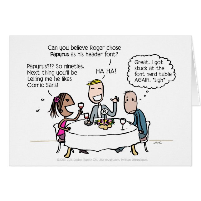 Carte nerd de Tableau de police pour des auteurs (Devant horizontal)