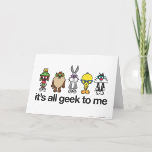 Carte Nerds LOONEY TUNES™ - Tous Geeks