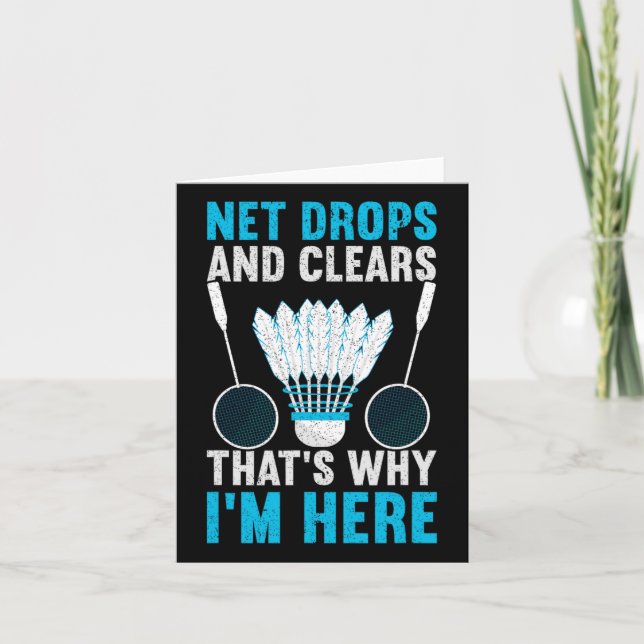 Carte Net Drops And Clears C'est pourquoi je suis ici Dm (Devant)