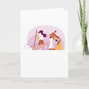 Carte Nettoyage ménager Cadeaux Hommes et Femmes