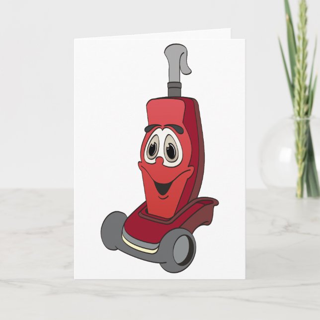 Carte Nettoyeur de vide rouge (Devant)
