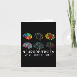 Carte Neurodiversité Nous Pensons Tous Différemment Cern