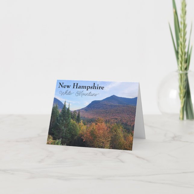 Carte New Hampshire White Mountains 2 (Devant)