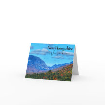 New Hampshire White Mounts couleur automne