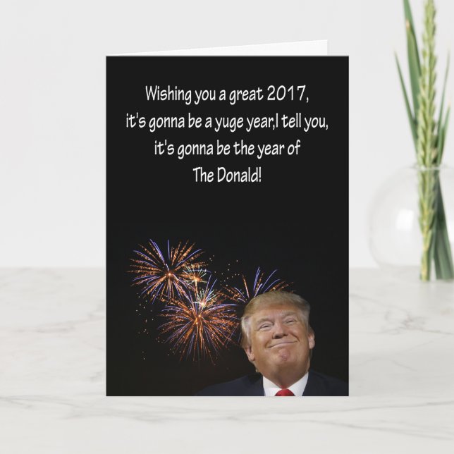 Carte New Years de Donald J. Trump (Devant)