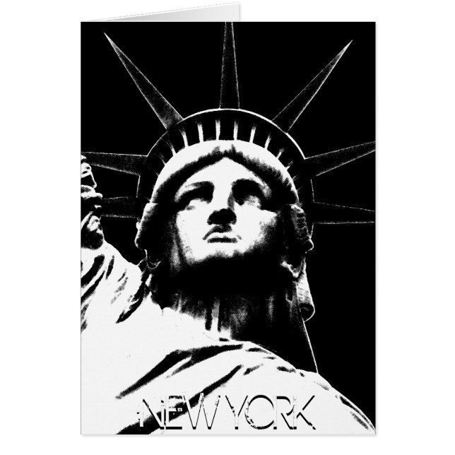 Carte New York Carte New York Souvenir Personnalis (Devant)
