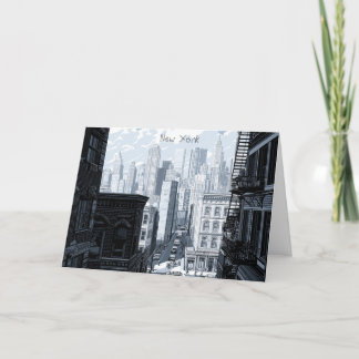 Carte New York NYC en noir et blanc personnalisée
