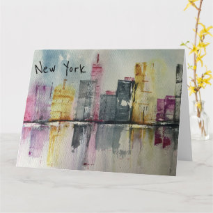 Carte New York NYC Skyline Cityscape