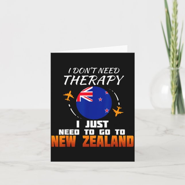 Carte New Zealand Flag I Vacation I Funny New Zealand  (Devant)