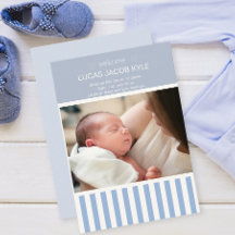 Newborn Baby Birth Announcement Template