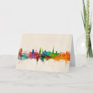 Carte Newcastle England Skyline