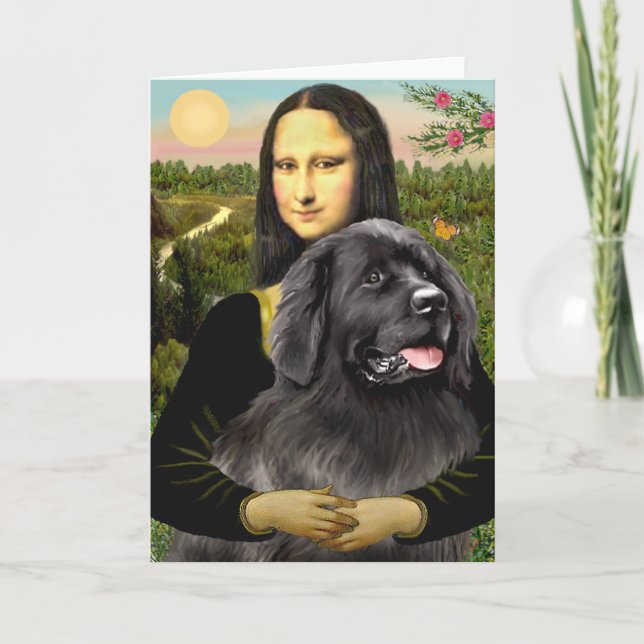 Carte Newfie 2 - Mona Lisa (Devant)