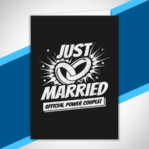 Carte Newlywed - Wedding Honeymoon Paires - Just Married