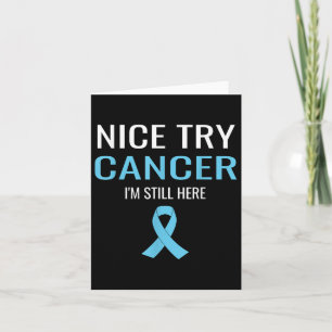 Carte Nice Essayez Cancer Protéine Cancer Sensibilisatio