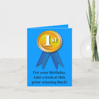 Carte Nice Rack Funny Humour Anniversaire Surprise Plais