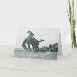 Carte Nick Knight équitation T. Joe à Cheyenne Frotier D