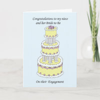 Nièce et jeune mariée à être félicitations de
