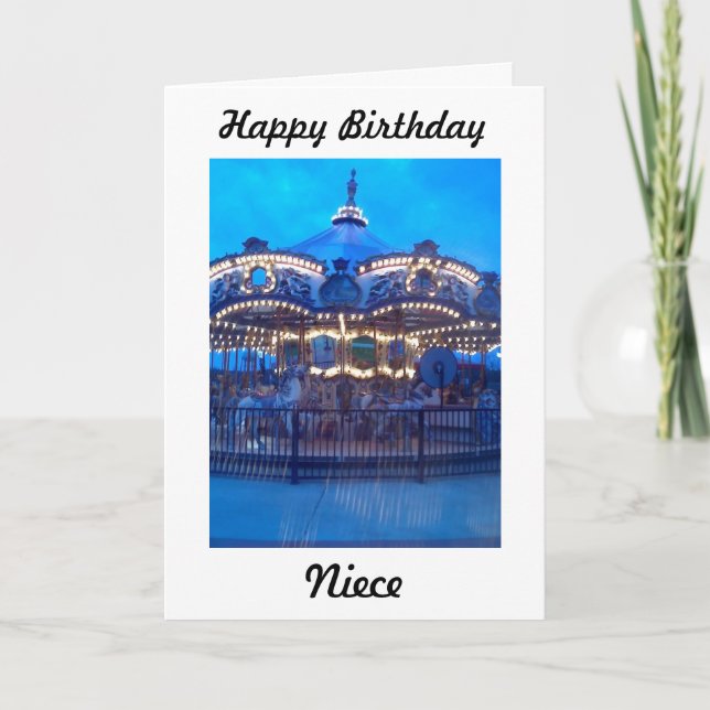 CARTE NIECE - HEUREUX ANNIVERSAIRE (Devant)