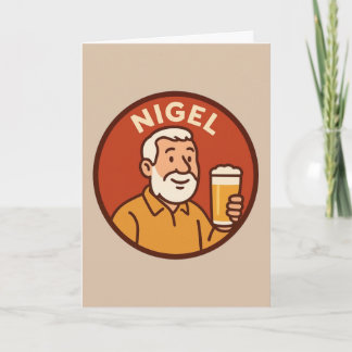 Carte Nigel Greetings Card