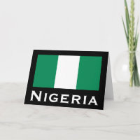 Nigeria avec le drapeau nigérian (Afrique de l'Oue